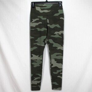 PINK Victorias Secret Ultimate Leggings Womens Size S Green Camouflage Workout